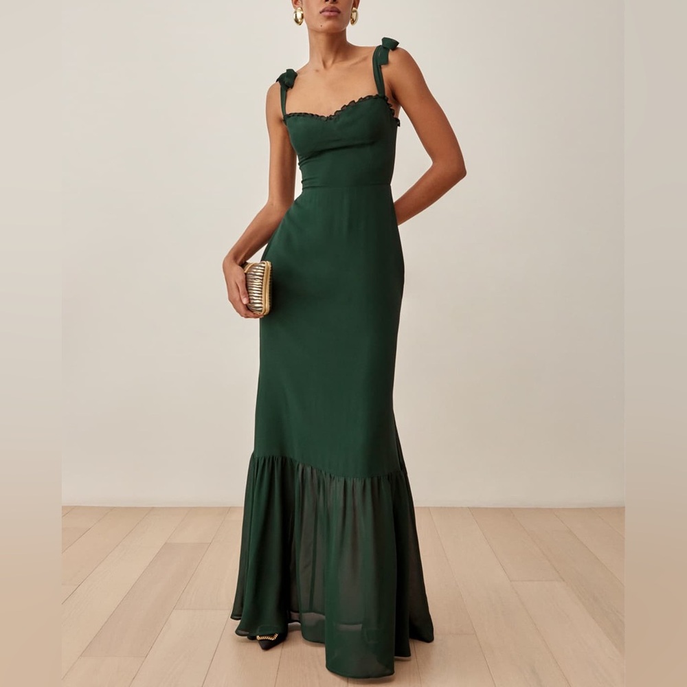 Reformation Jasen maxi Dress Petites NWOT